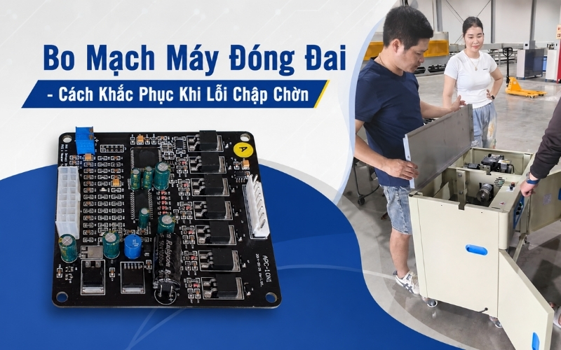 Bo Mạch Máy Đóng Đai - Cách Khắc Phục Khi Lỗi Chập Chờn  